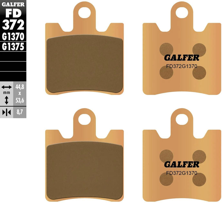 Galfer Bremsbeläge fd372 Bremsbelag fd372 g1370 Sint.Metal Street