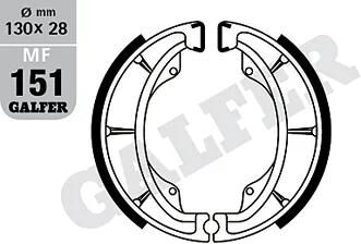 Galfer Bremsbacken MF151 Bremsbacke MF151 G2165 Orgnic