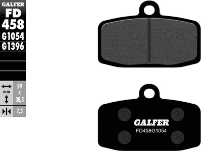 Galfer Bremsbeläge FD458 Bremsbelag FD458 G1054 Bio-Standard