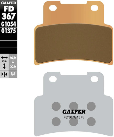 Galfer Bremsbeläge fd367 Bremsbelag fd367 g1375 Sint.Metal str,sp.