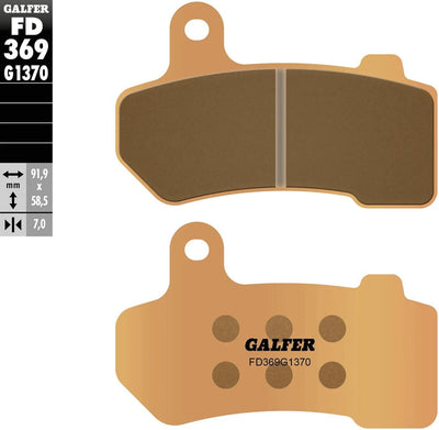 Galfer Bremsbeläge fd369 Bremsbelag fd369 g1370 Sint.Metal Street