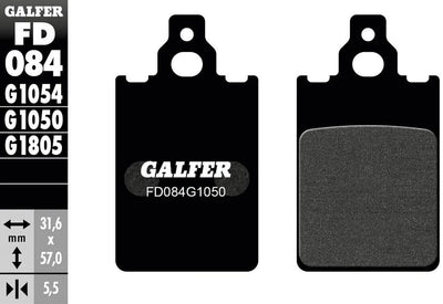 Galfer Bremsbeläge fd084 Bremsbelag fd084 g1050 organisch
