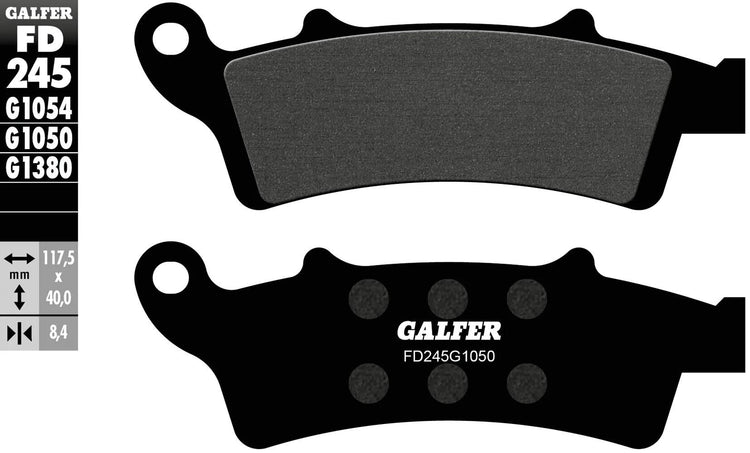 Galfer Bremsbeläge FD245 Bremsbelag FD245 G1050 Bio-Roller