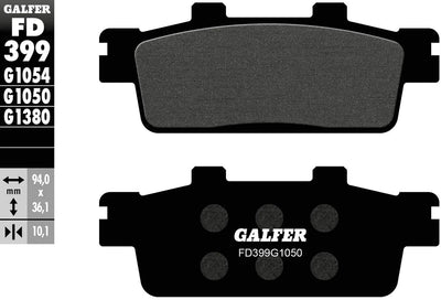 Galfer Bremsbeläge FD399 Bremsbelag FD399 G1050 Bio-Roller