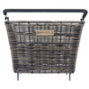 Basilikum Fahrradkorb Cento Rattan Look Multi System 41 x 25 x 12 cm - braun