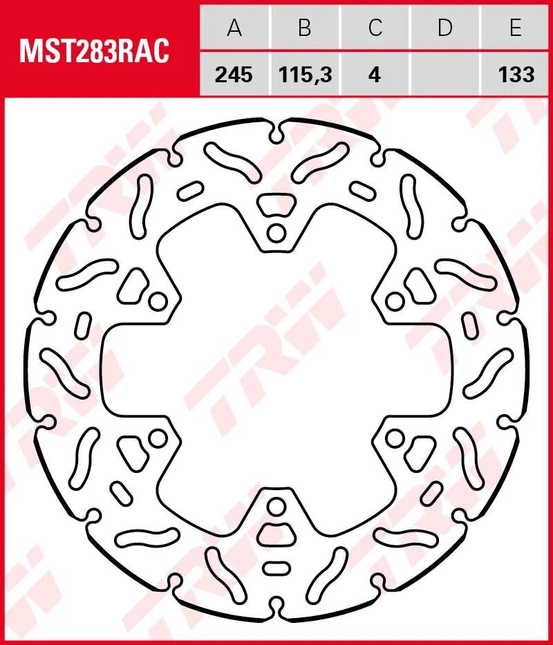 TRW -Rotor MST283rac starr