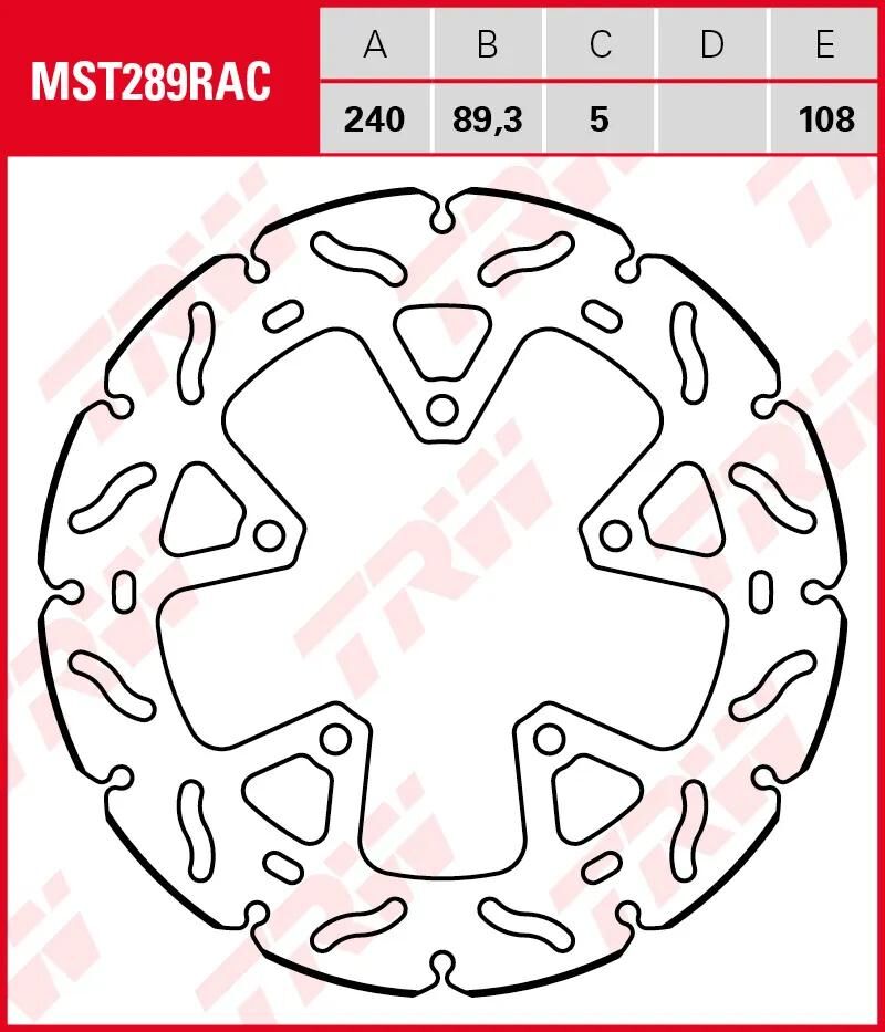 TRW -Rotor MST289rac starr