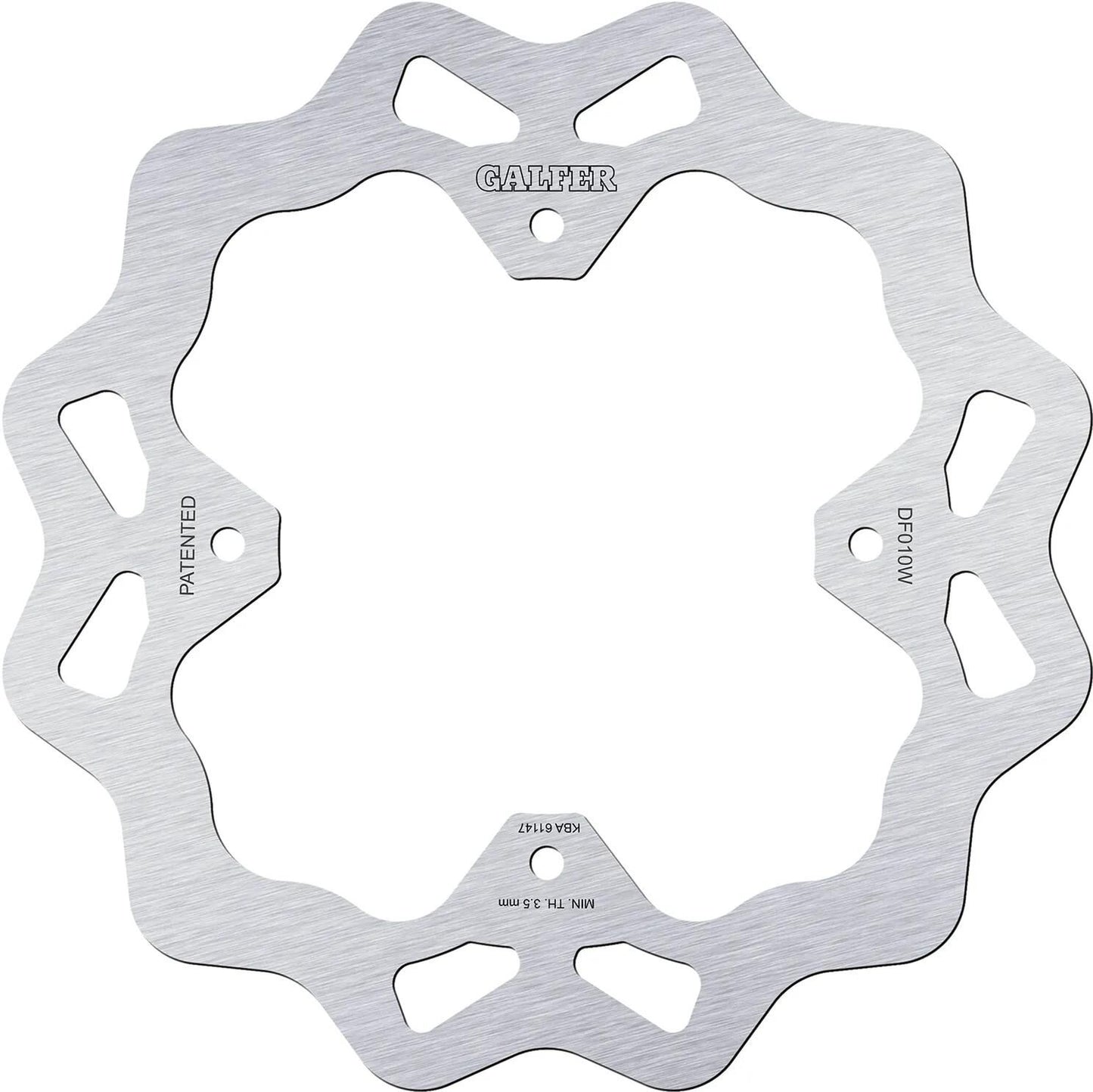 Galfer Wave-Bremsscheibe DF010 Rotor DF010 Typ W starr