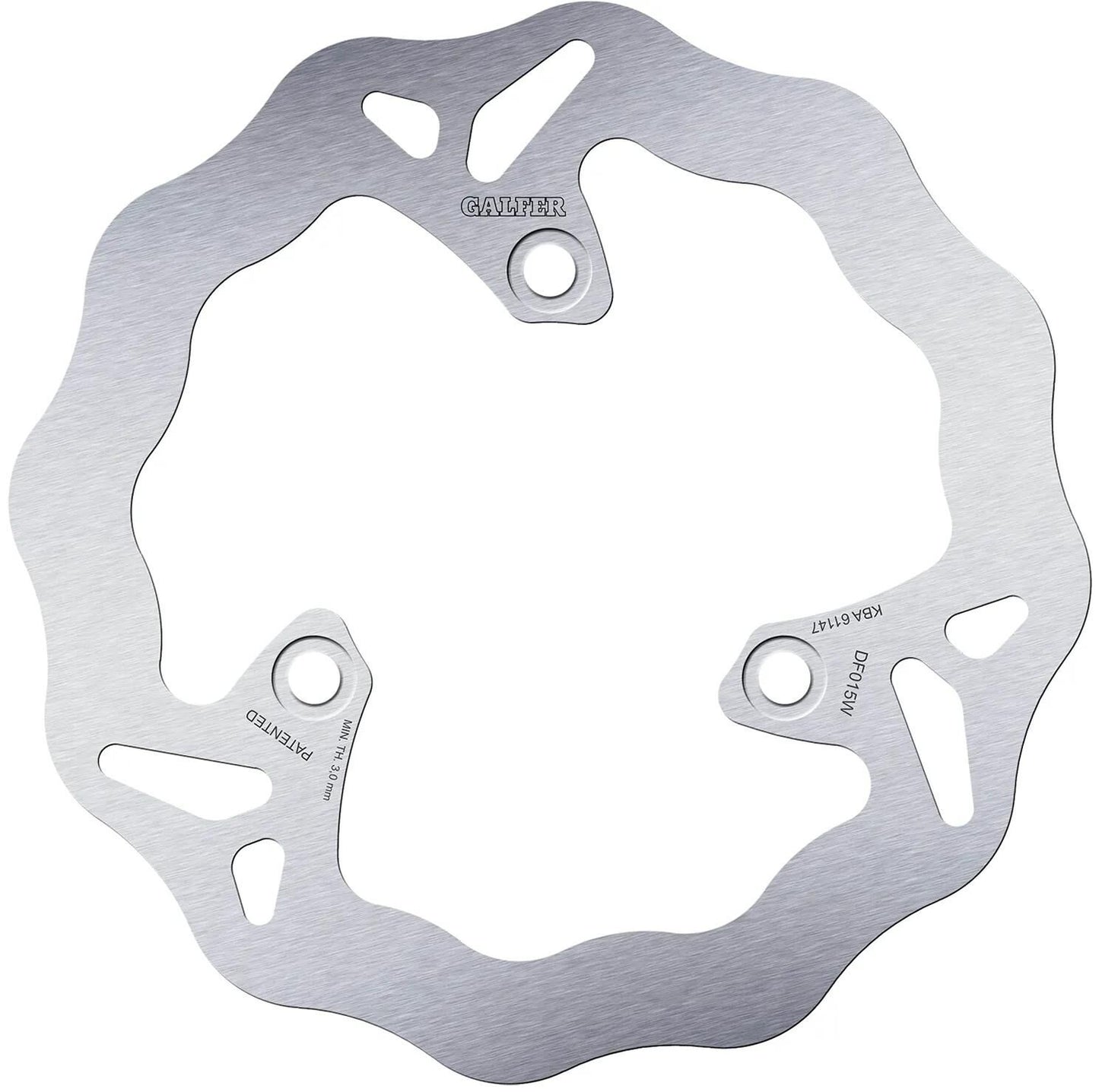 Galfer Wave-Bremsscheibe DF015 Rotor DF015 Typ W starr