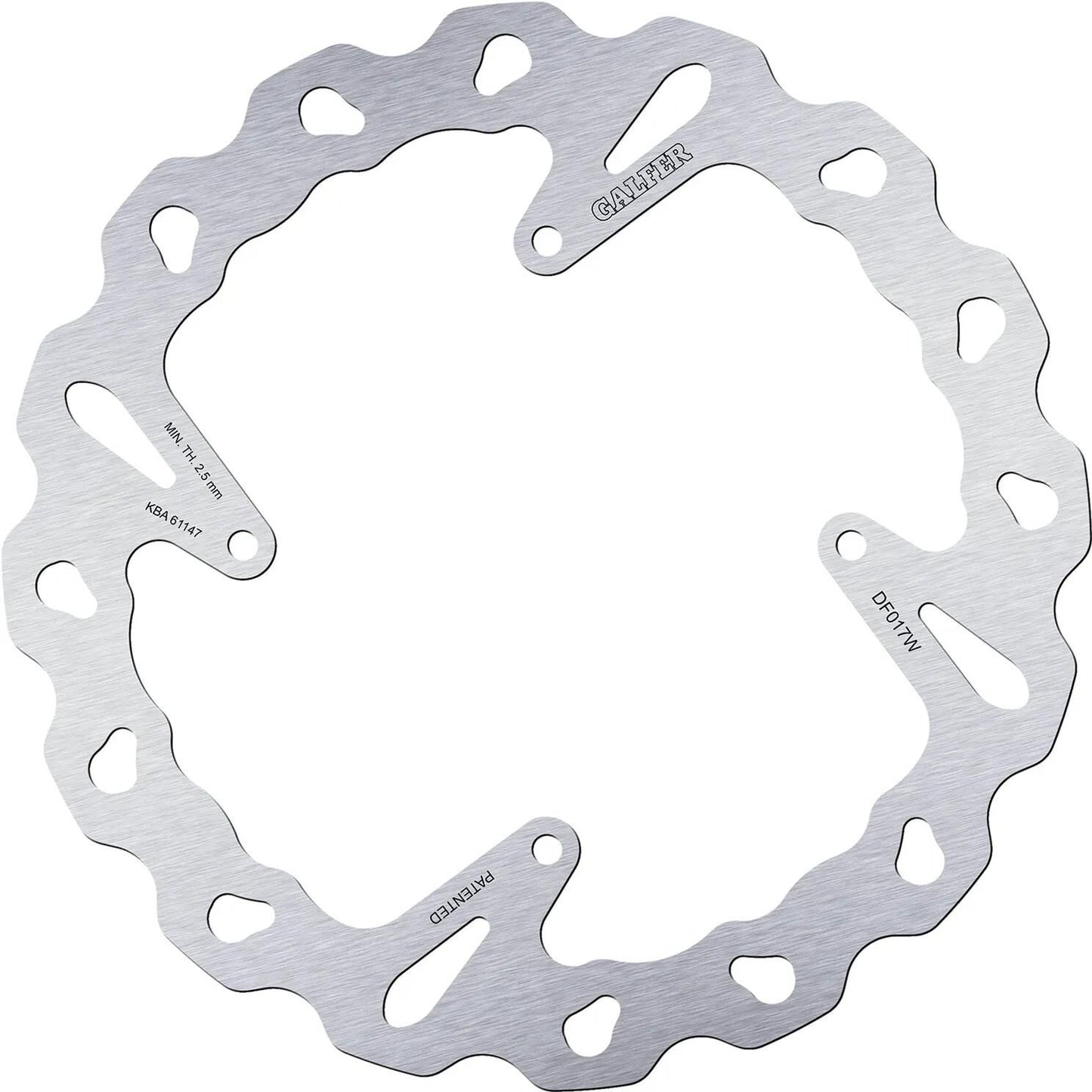 Galfer Wave-Bremsscheibe DF017 Rotor DF017 Typ W starr