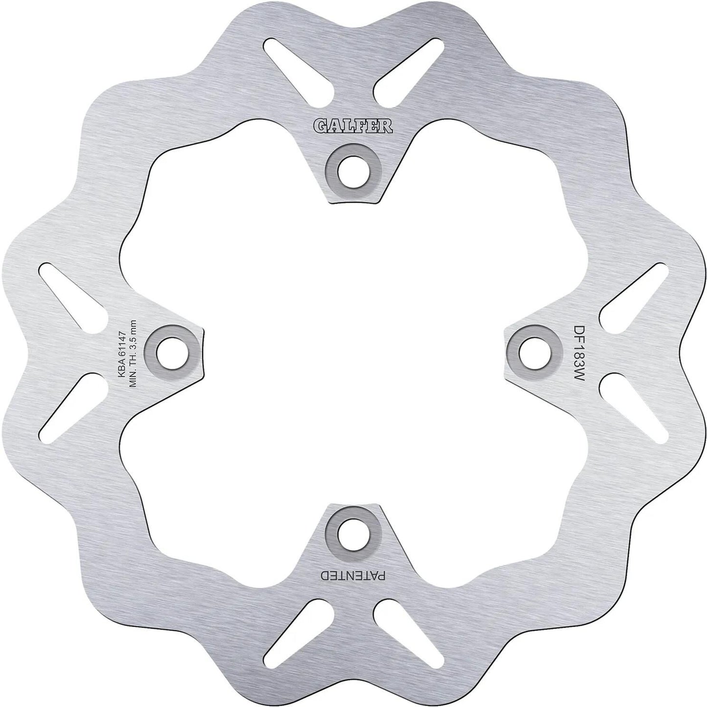 Galfer Wave-Bremsscheibe DF183 Rotor DF183 Typ W starr