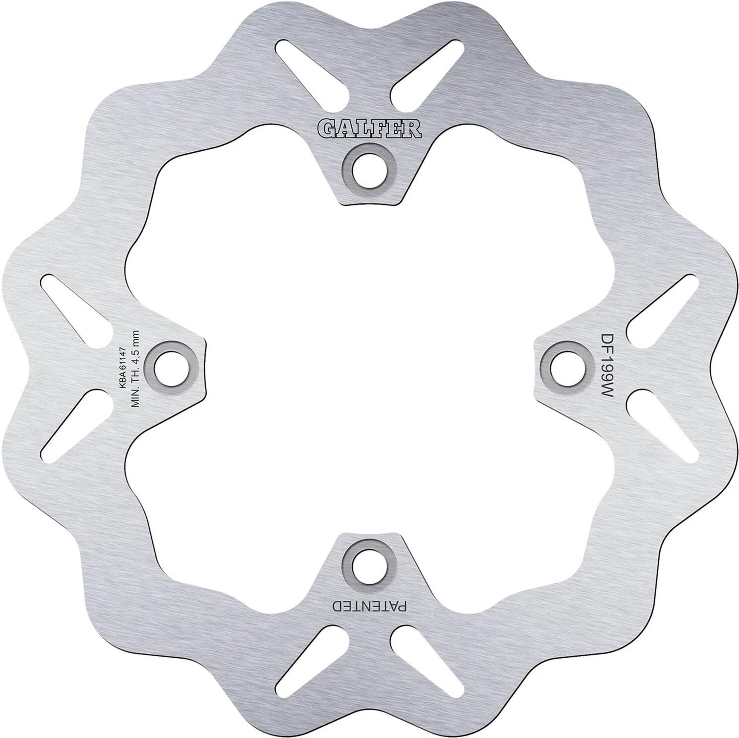Galfer Wave-Bremsscheibe DF199 Rotor DF199 Typ W starr
