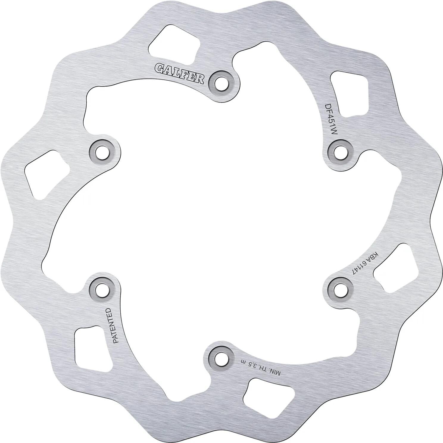 Galfer Wave-Bremsscheibe DF451 Rotor DF451 Typ W starr