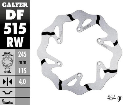Galfer Golf Bremsscheibe DF515 Wave Rotor DF515 RW Offroad starr gr.