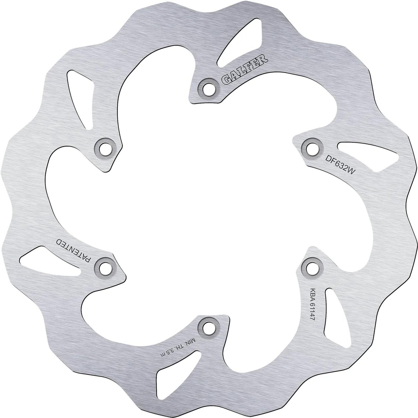 Galfer Wave-Bremsscheibe DF632 Rotor DF632 Typ W starr