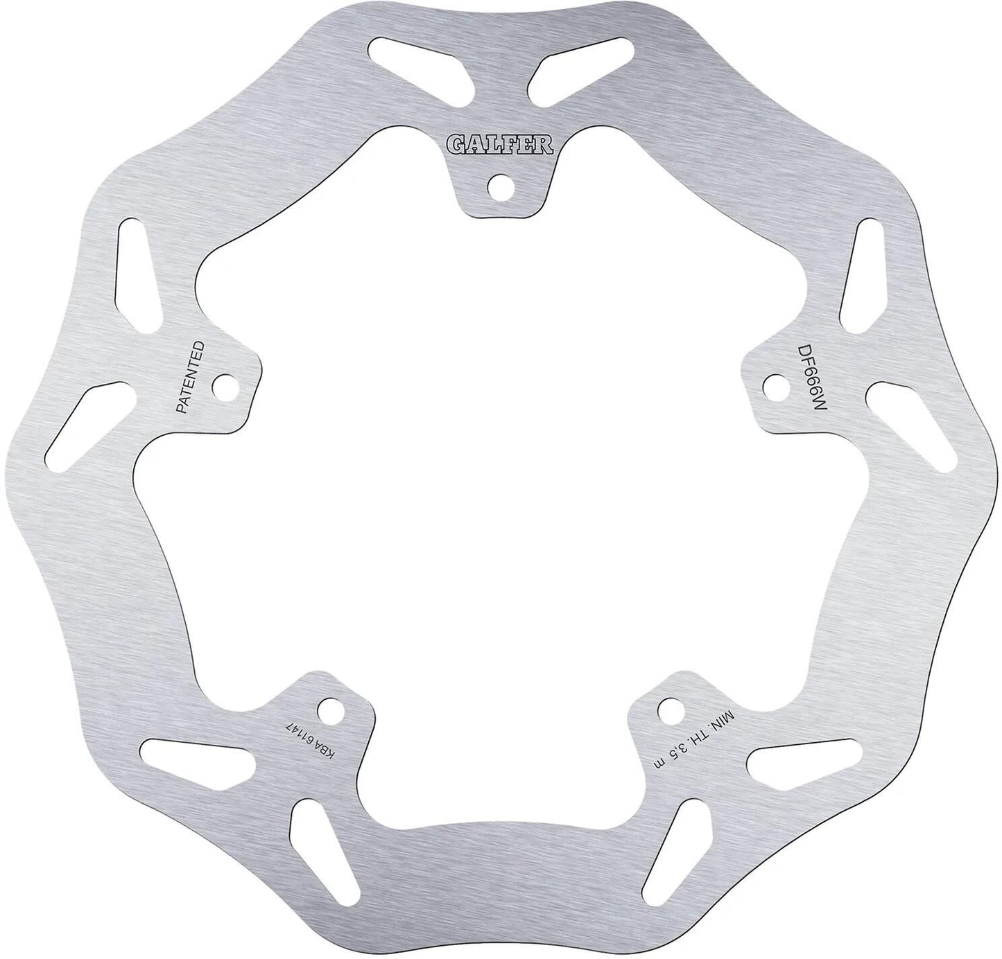 Galfer Wave-Bremsscheibe DF666 Rotor DF666 Typ W starr