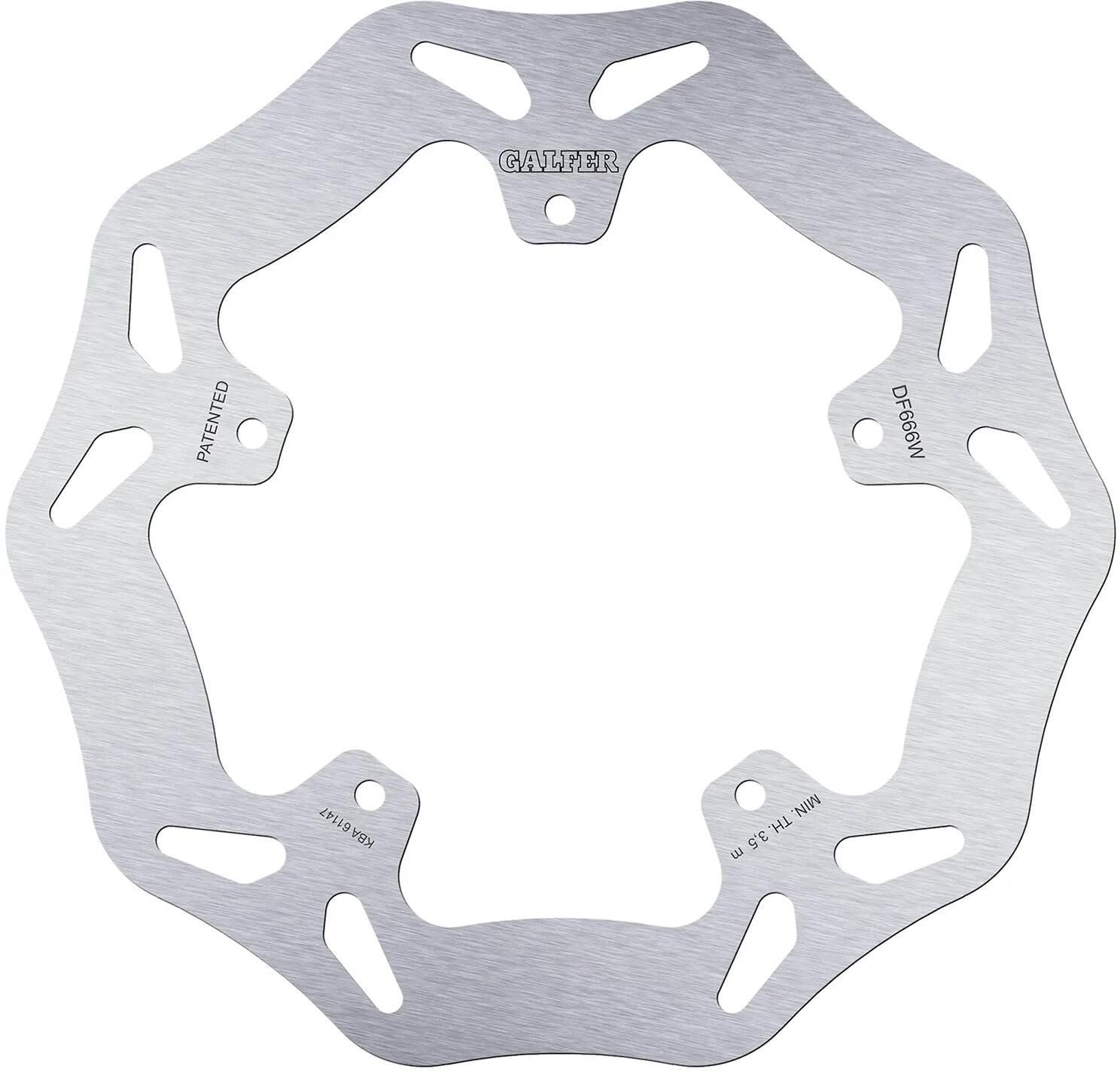 Galfer Wave-Bremsscheibe DF666 Rotor DF666 Typ W starr