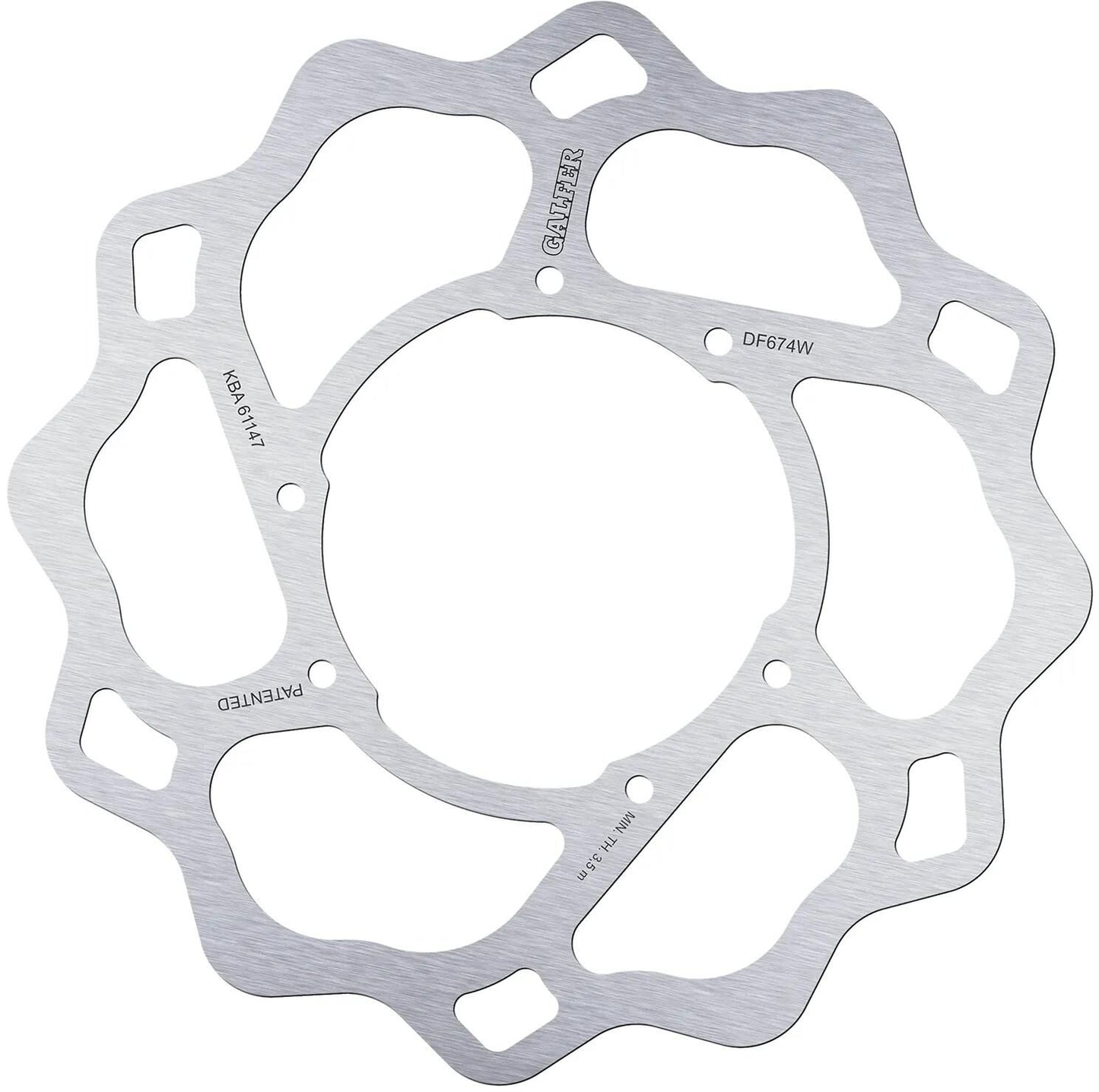 Galfer Wave-Bremsscheibe DF674 Rotor DF674 Typ W starr