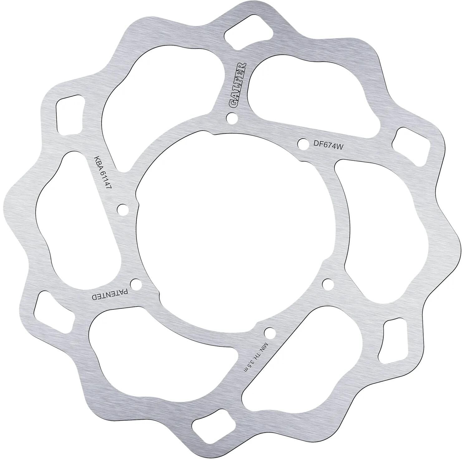 Galfer Wave-Bremsscheibe DF674 Rotor DF674 Typ W starr