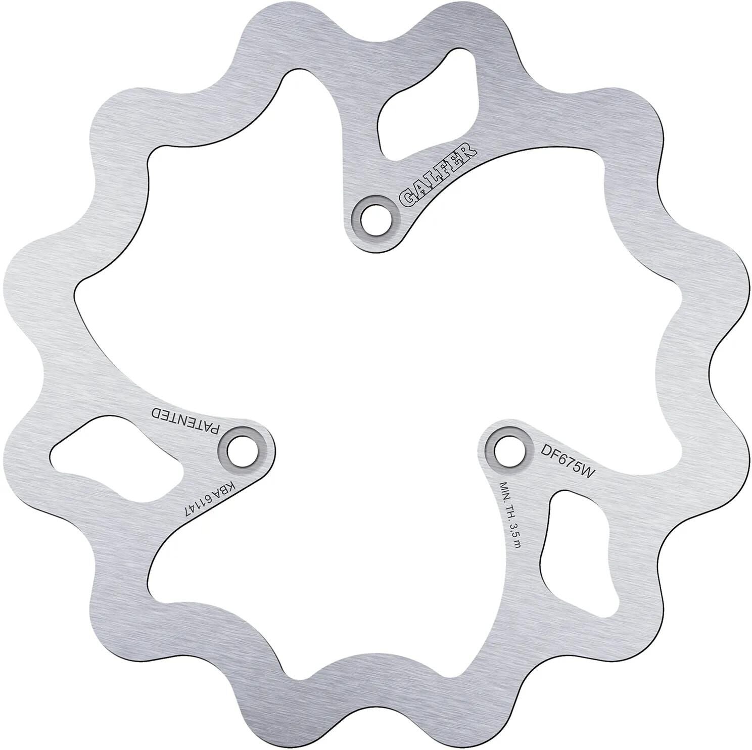 Galfer Wave-Bremsscheibe DF675 Rotor DF675 Typ W starr