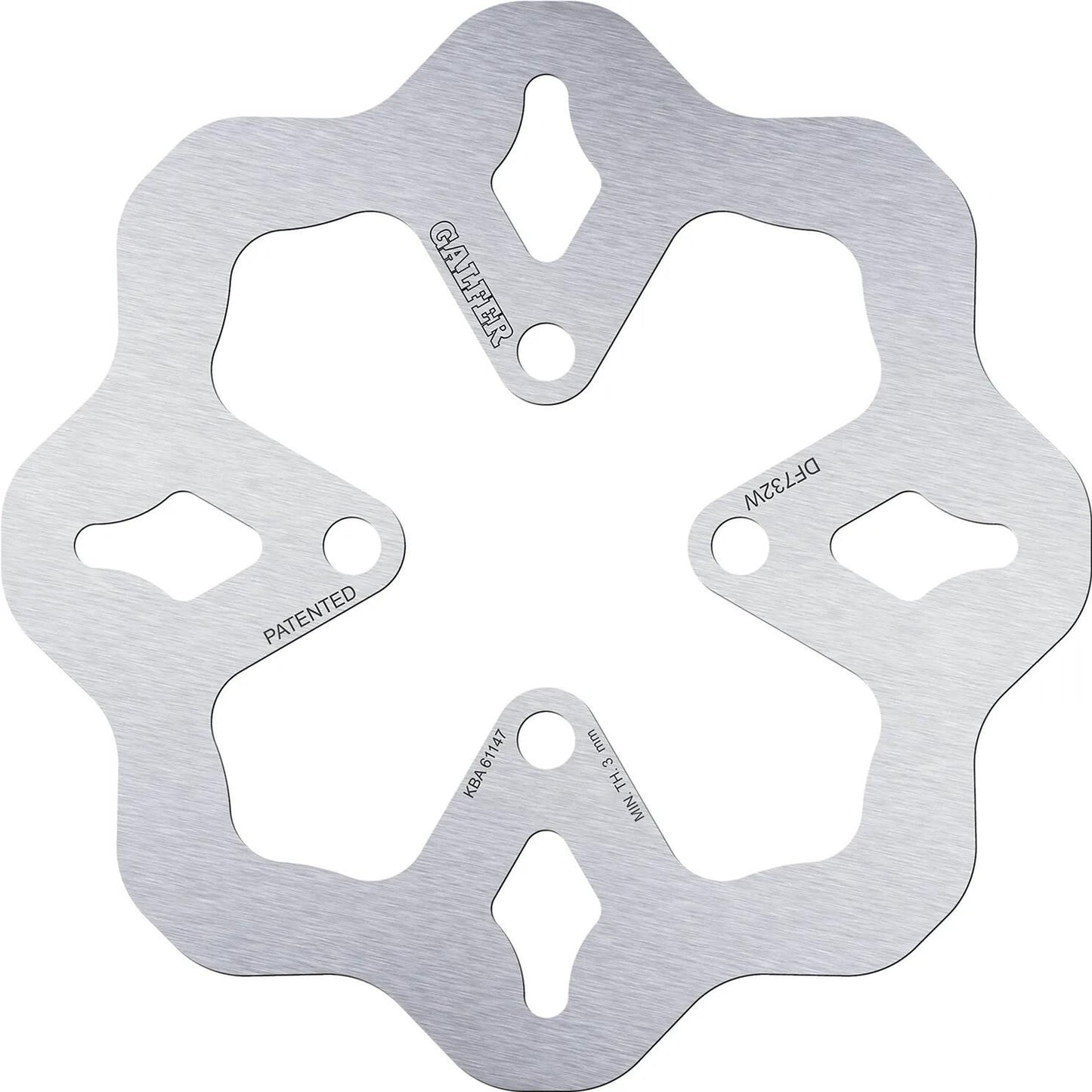 Galfer Wave-Bremsscheibe DF732 Rotor DF732 Typ W starr