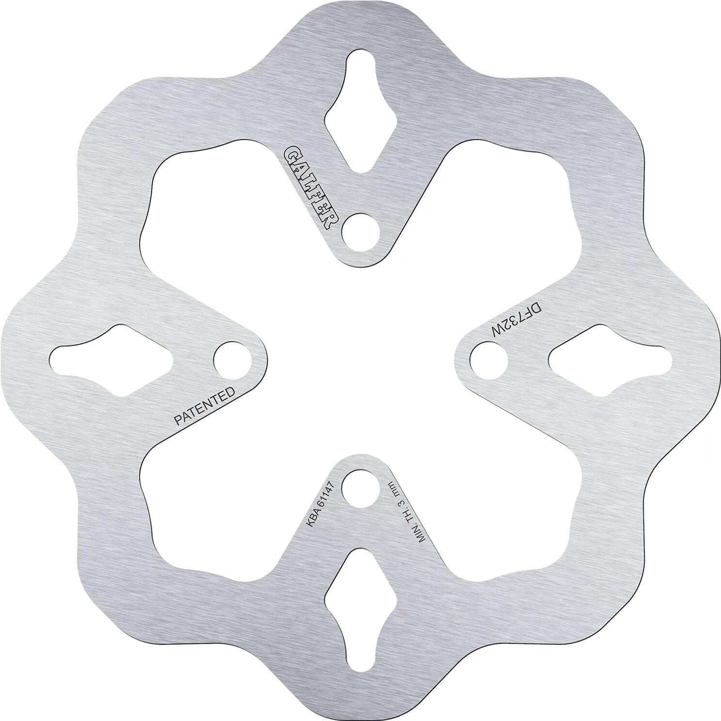 Galfer Wave-Bremsscheibe DF732 Rotor DF732 Typ W starr