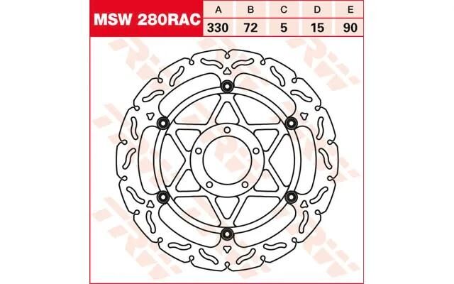 TRW -Rotor MSW280RAC Schwimmend