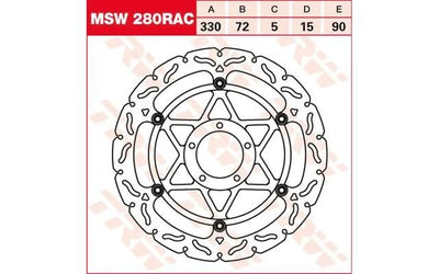 TRW -Rotor MSW280RAC Schwimmend