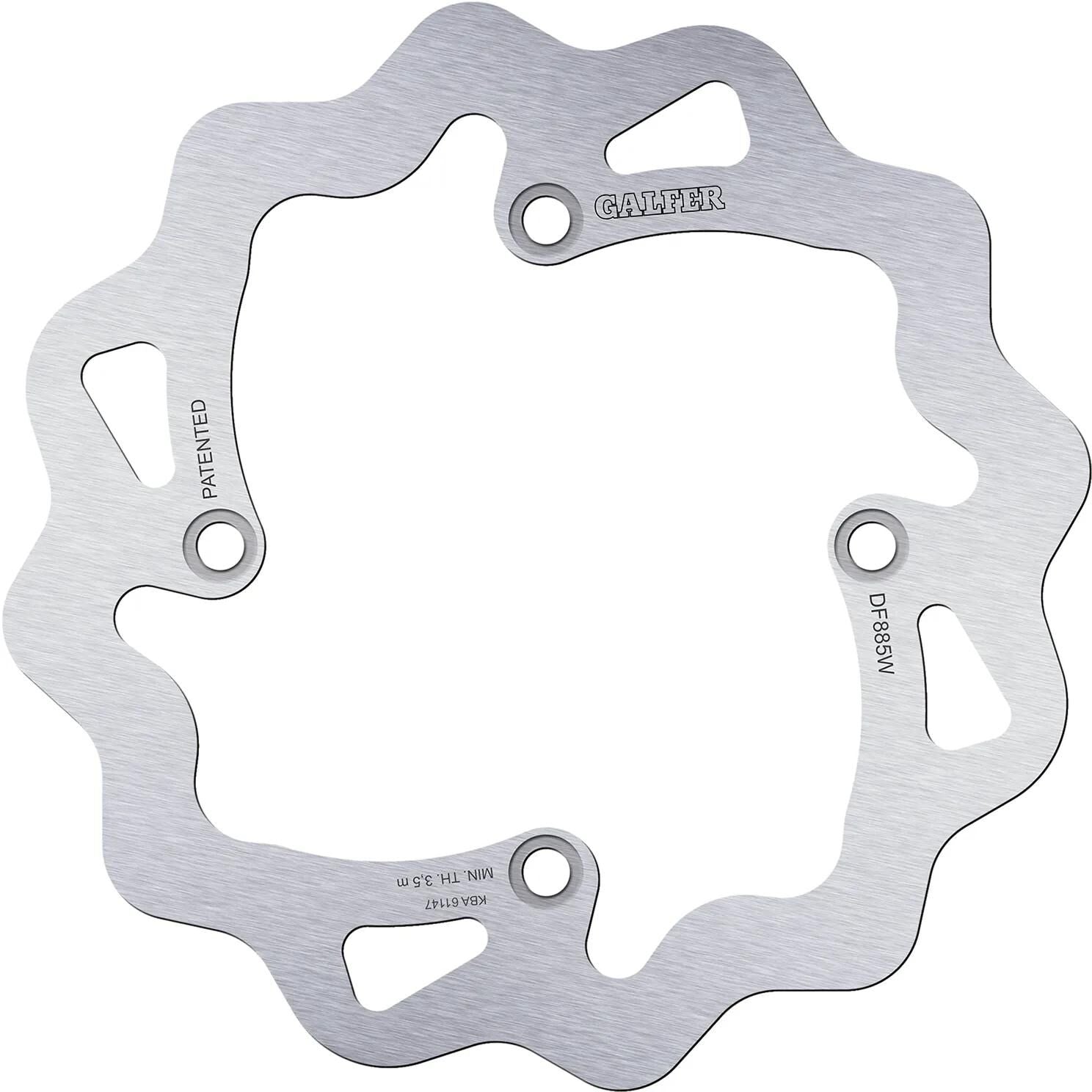 Galfer Wave-Bremsscheibe DF885 Rotor DF885 Typ W starr