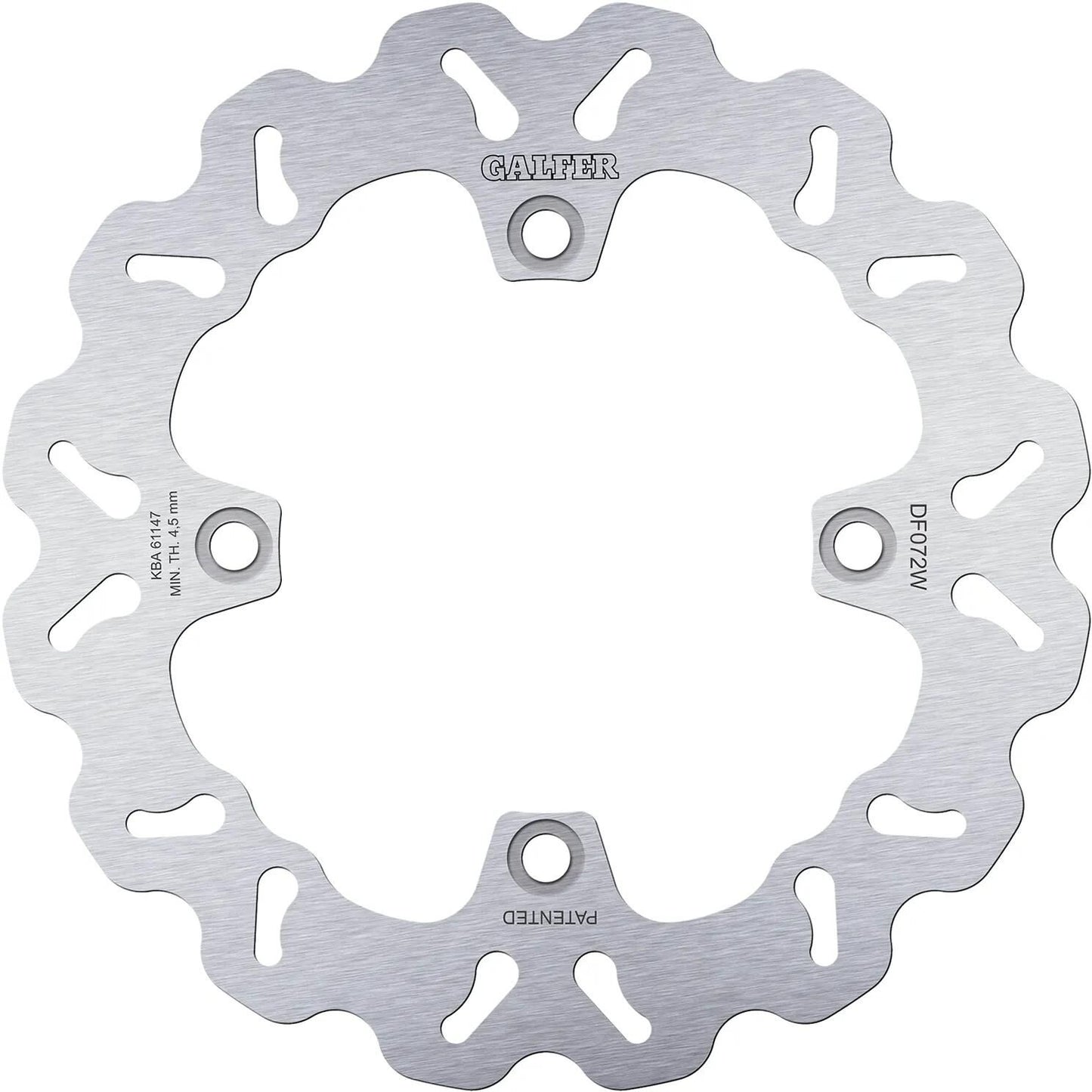 Galfer Wave-Bremsscheibe DF072 Rotor DF072 Typ W starr