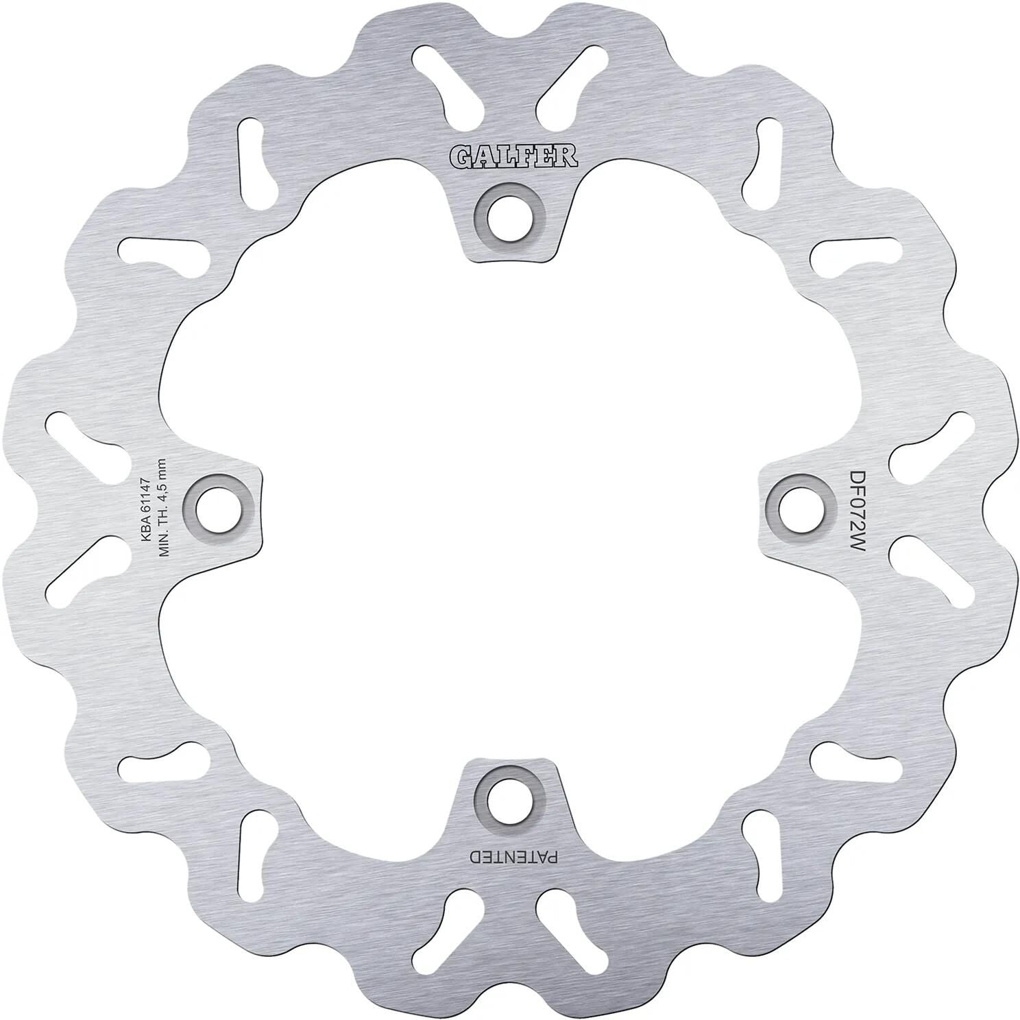 Galfer Wave-Bremsscheibe DF072 Rotor DF072 Typ W starr