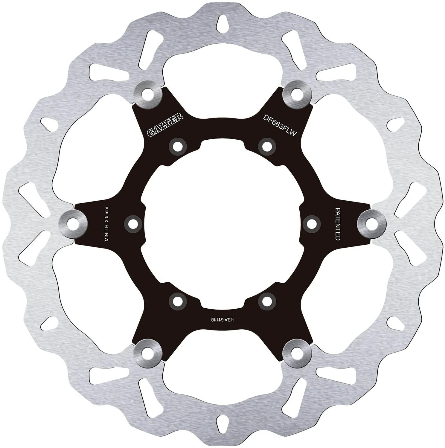Galfer Wave-Bremsscheibe DF663 Rotor DF663 FLW schwimmend im Gelände