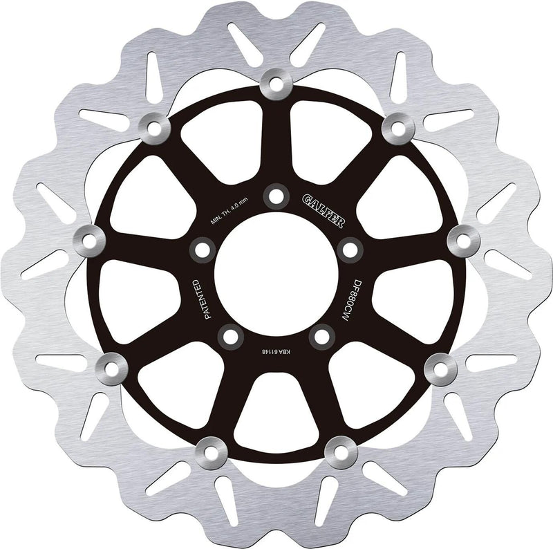 Galfer Golf Bremsscheibe DF880 Rotor DF880 Typ CW schwimmend