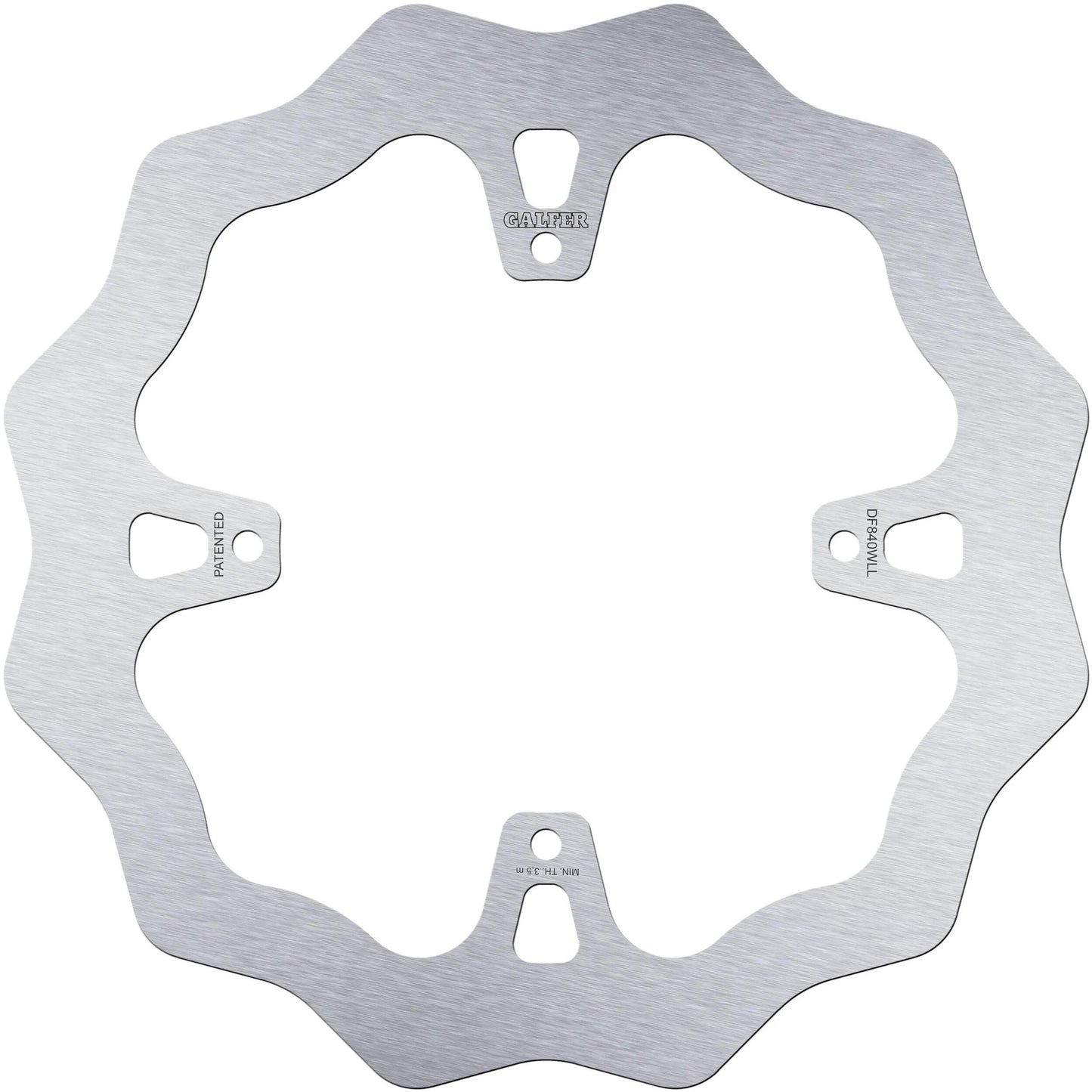 Galfer Golf Bremsscheibe DF840 Wave Rotor DF840 wird im Gelände starr und schlammig sein
