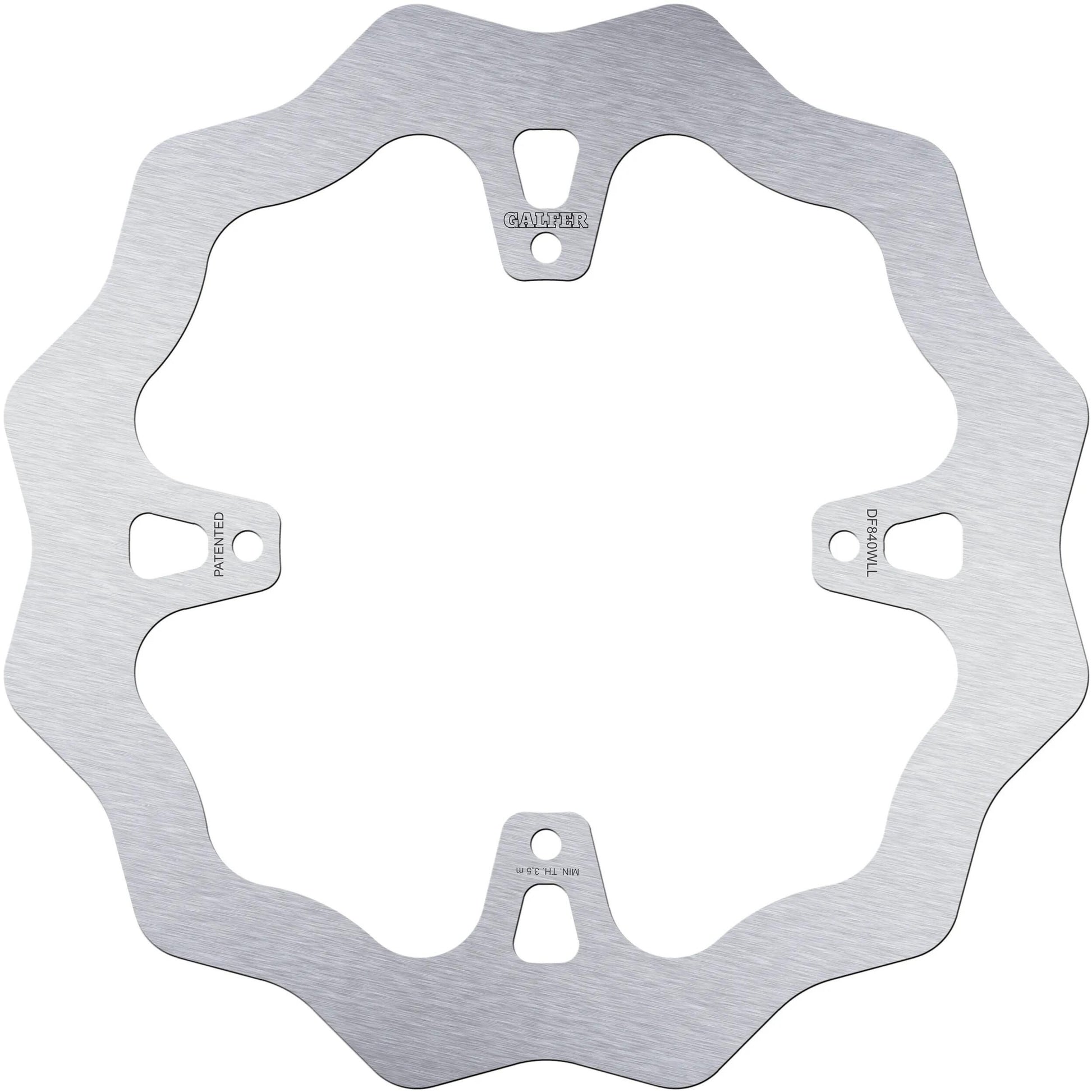 Galfer Golf Bremsscheibe DF840 Wave Rotor DF840 wird im Gelände starr und schlammig sein