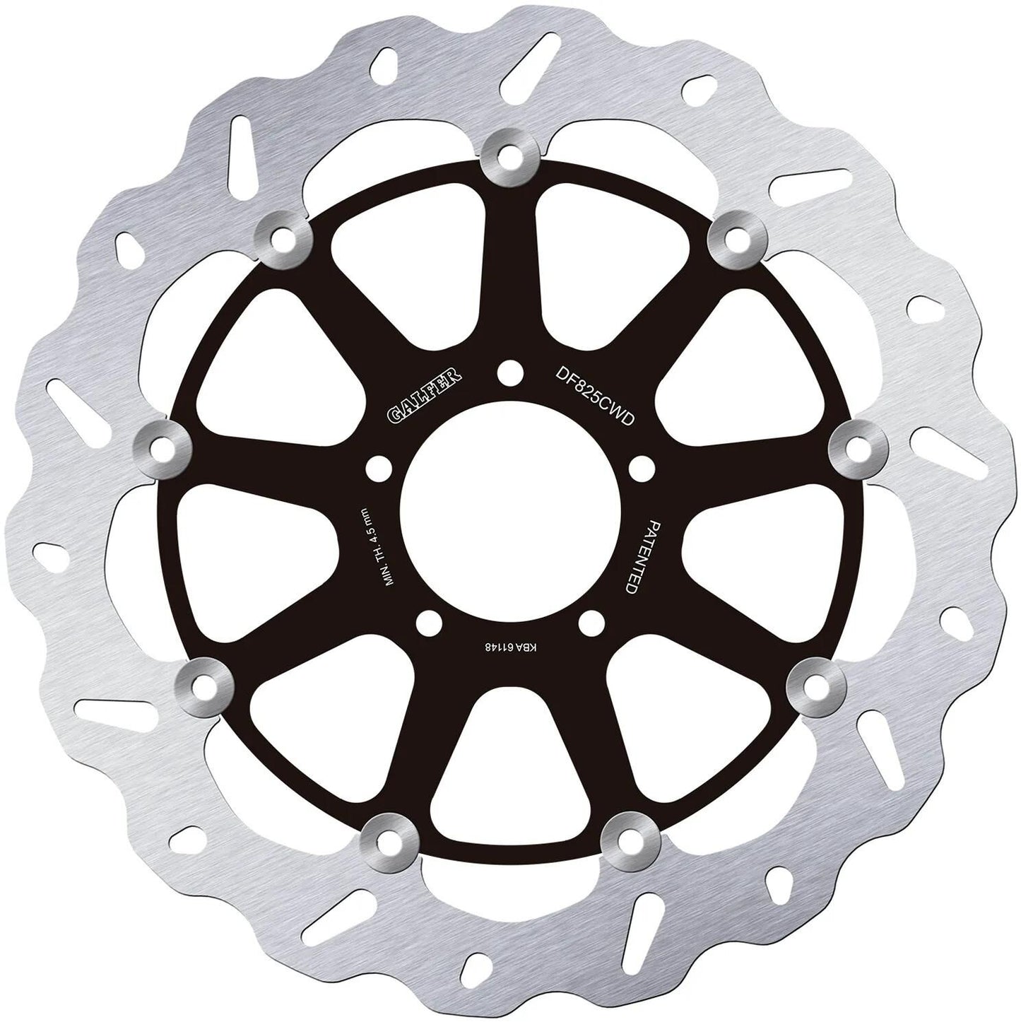 Galfer Golf Bremsscheibe DF825 Rotor DF825 Typ CW schwimmend rechts