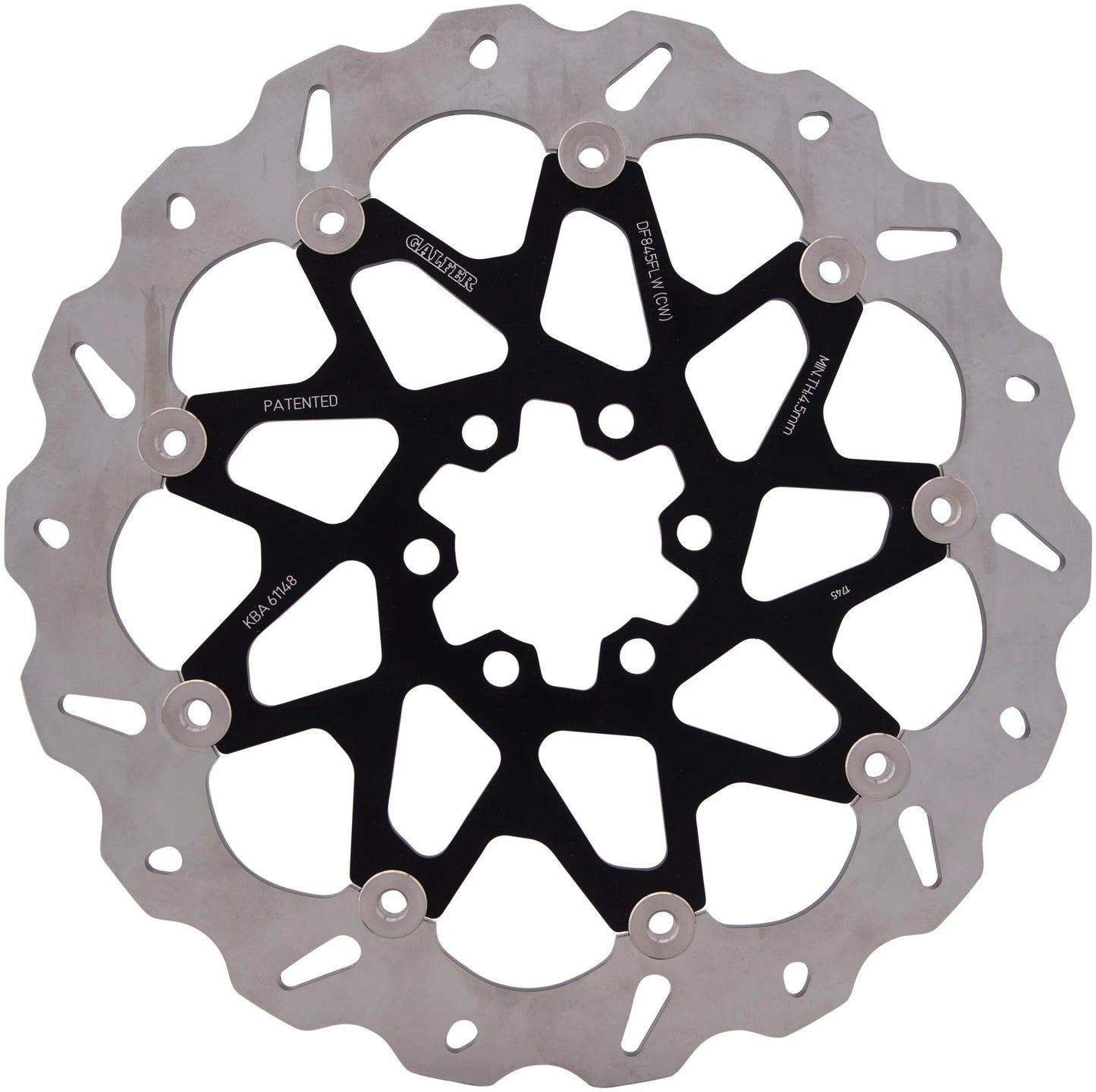 Galfer Golf Bremsscheibe DF845 Rotor DF845 Typ CW schwimmend