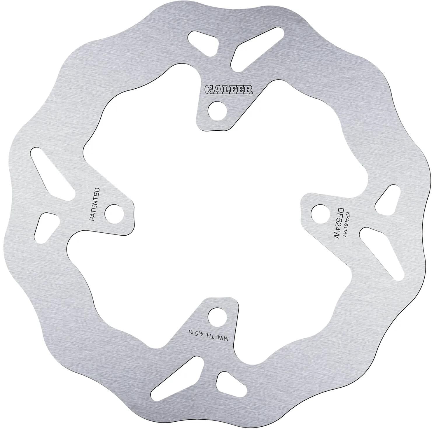 Galfer Golf Bremsscheibe DF524 Rotor DF524 Typ W starr