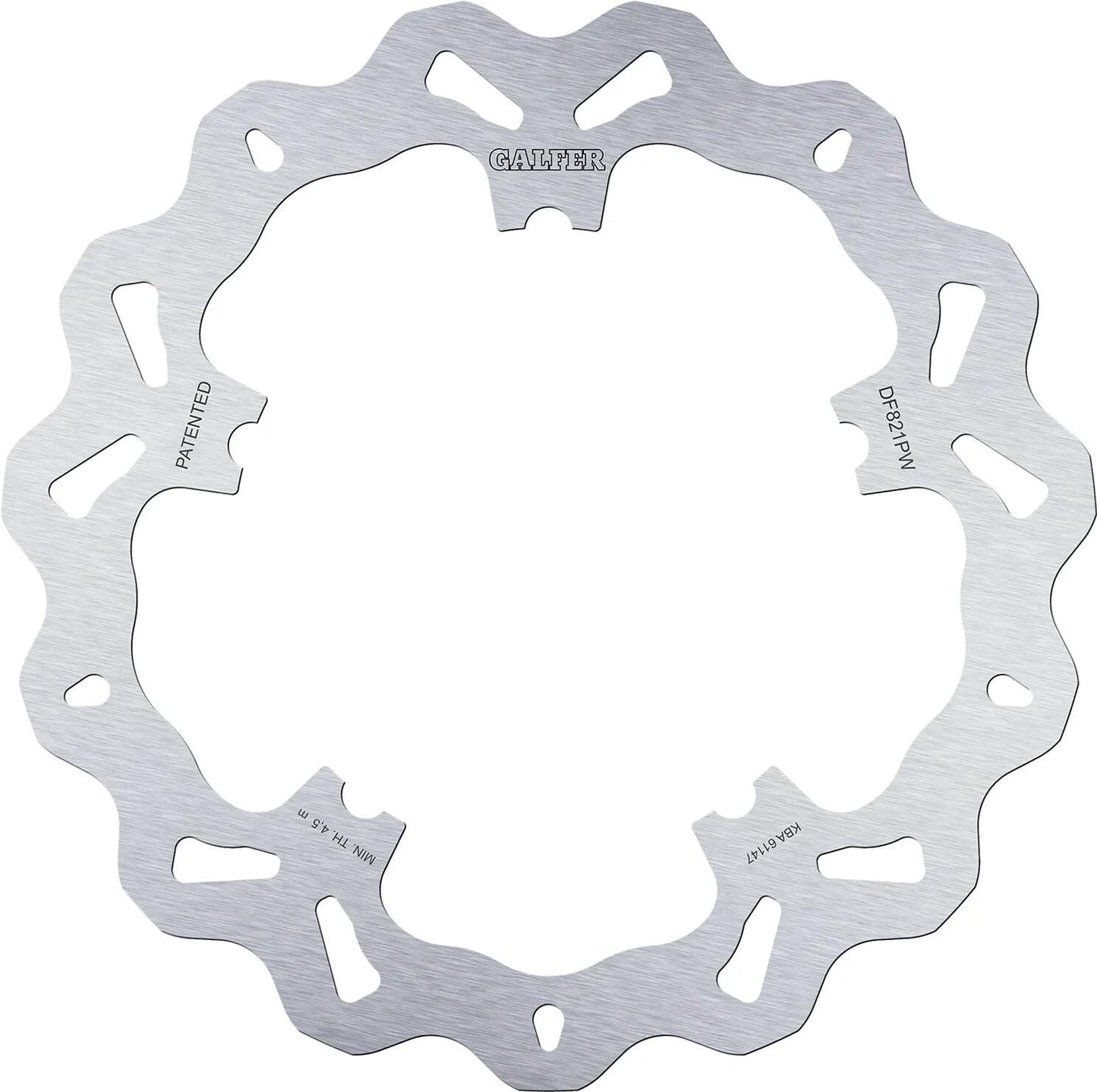 Galfer Golf Bremsscheibe DF821 Rotor DF821 Typ PW starr