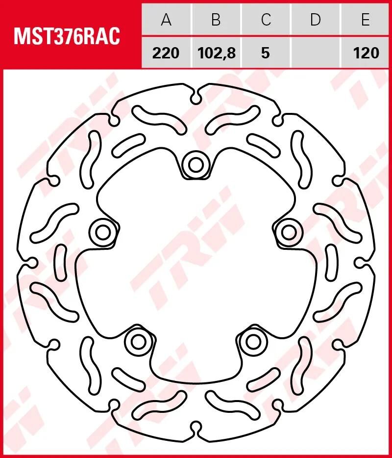 TRW -Rotor MST376RAC Starr