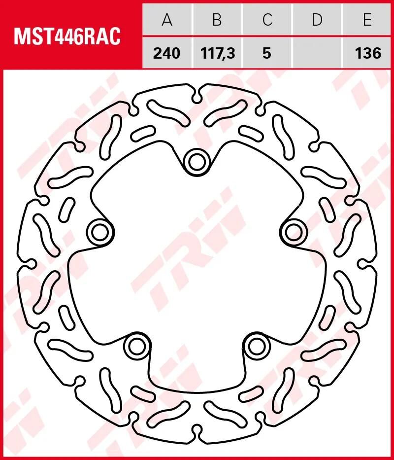 TRW -Rotor MST446RAC Starr