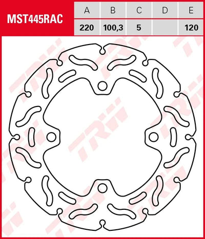 TRW -Rotor MST445RAC Starr