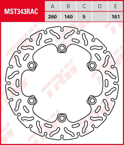 TRW -Rotor MST343RAC Starr