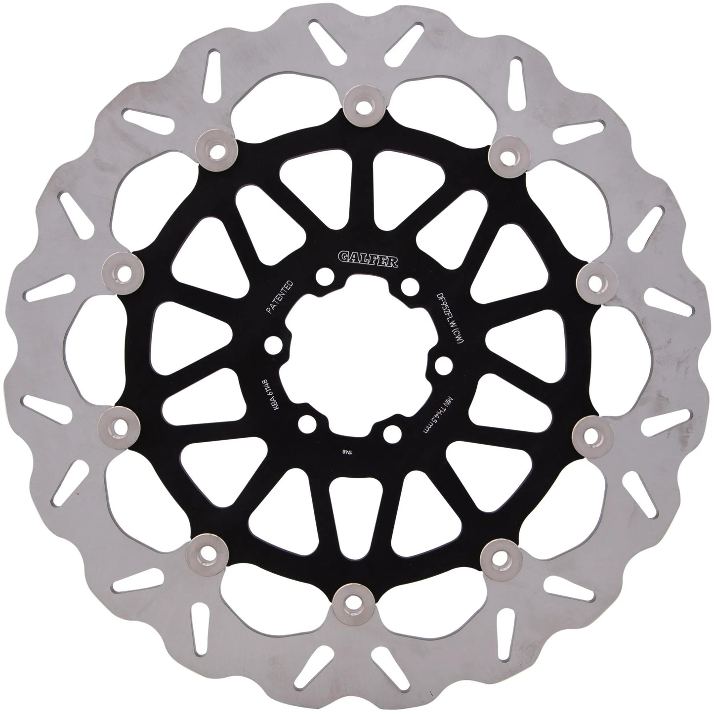 Galfer Golf Bremsscheibe DF952 Rotor DF952 Typ CW schwimmend