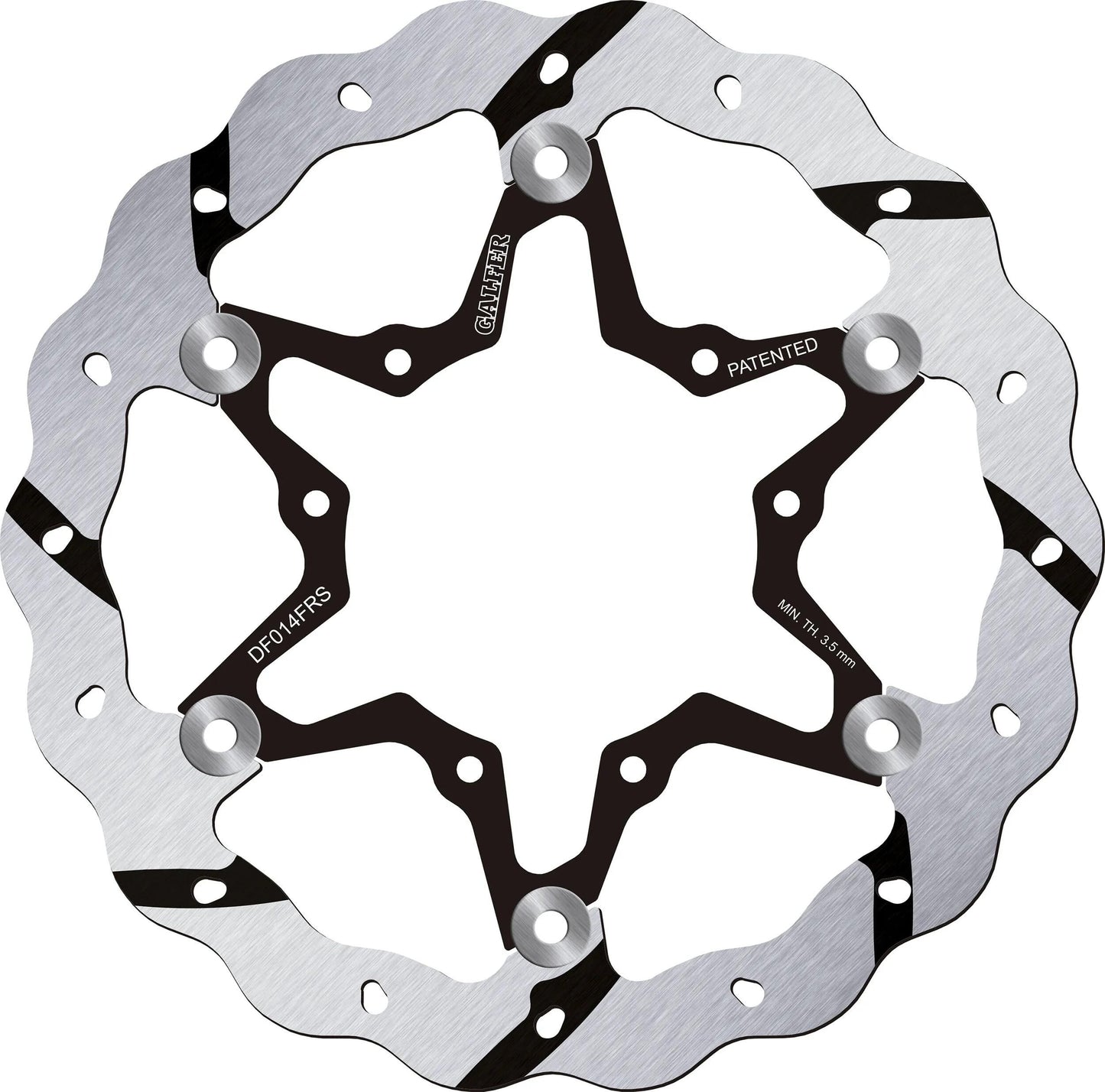 Galfer Wave-Bremsscheibe df014 Rotor df014 frs offr.overs.float.gr.