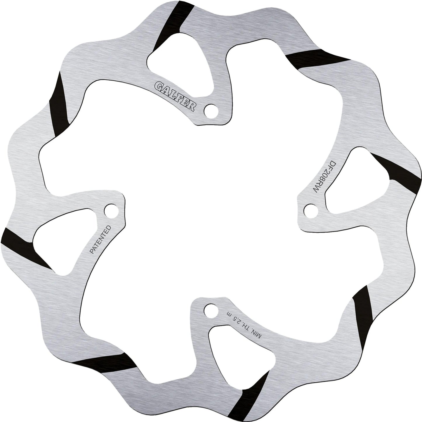 Galfer Golf Bremsscheibe DF208 Rotor Bremsscheiben Starr gerillt