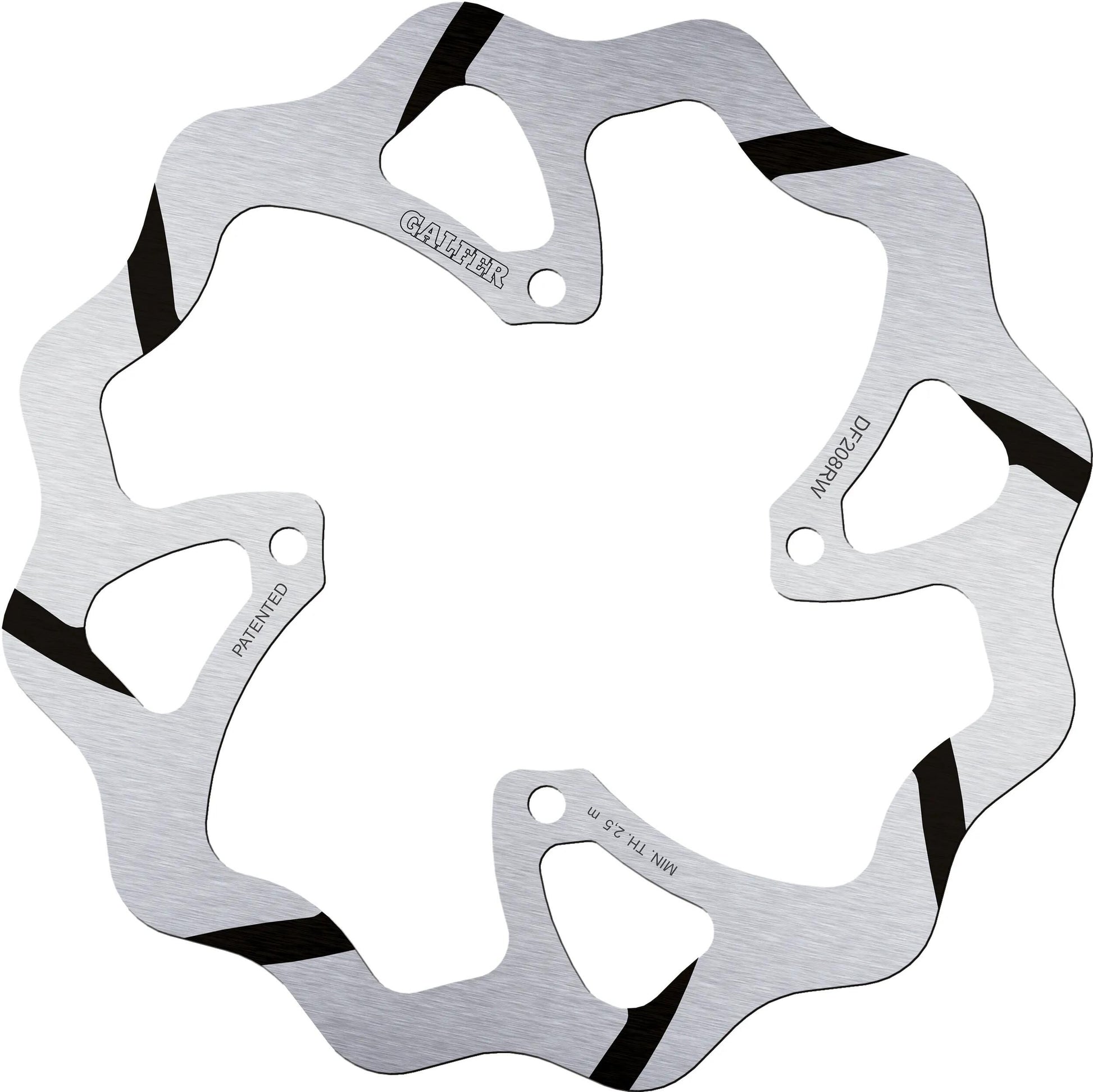 Galfer Golf Bremsscheibe DF208 Rotor Bremsscheiben Starr gerillt