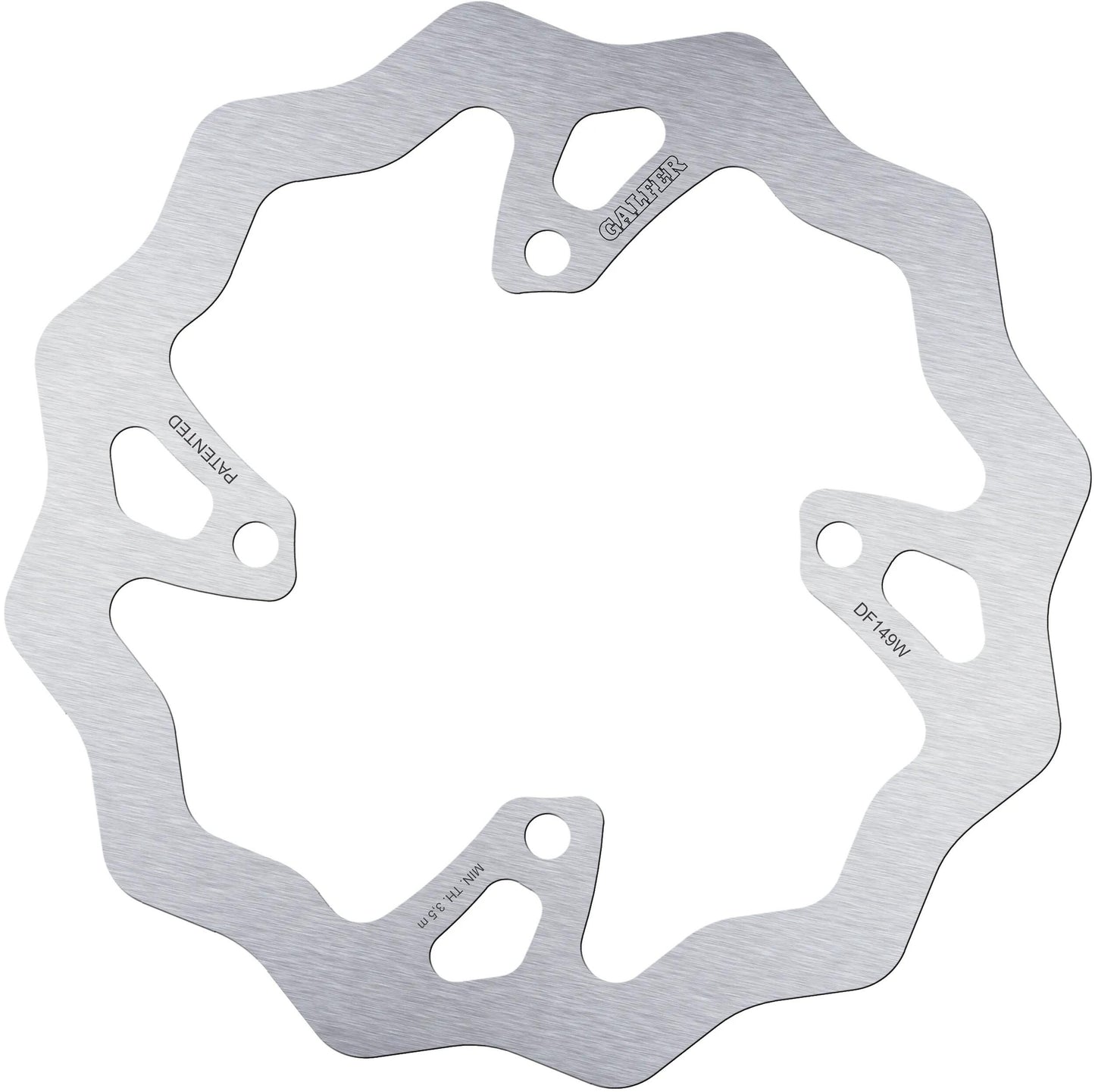Galfer Golf Bremsscheibe DF149 Wave Rotor DF149 Typ W Offroad starr