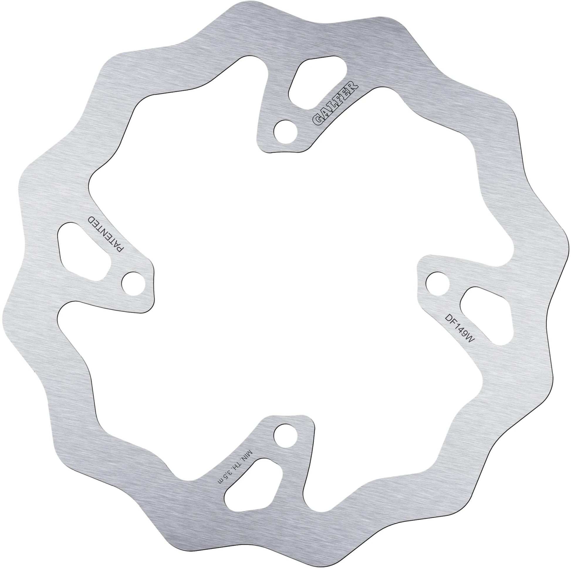 Galfer Golf Bremsscheibe DF149 Wave Rotor DF149 Typ W Offroad starr