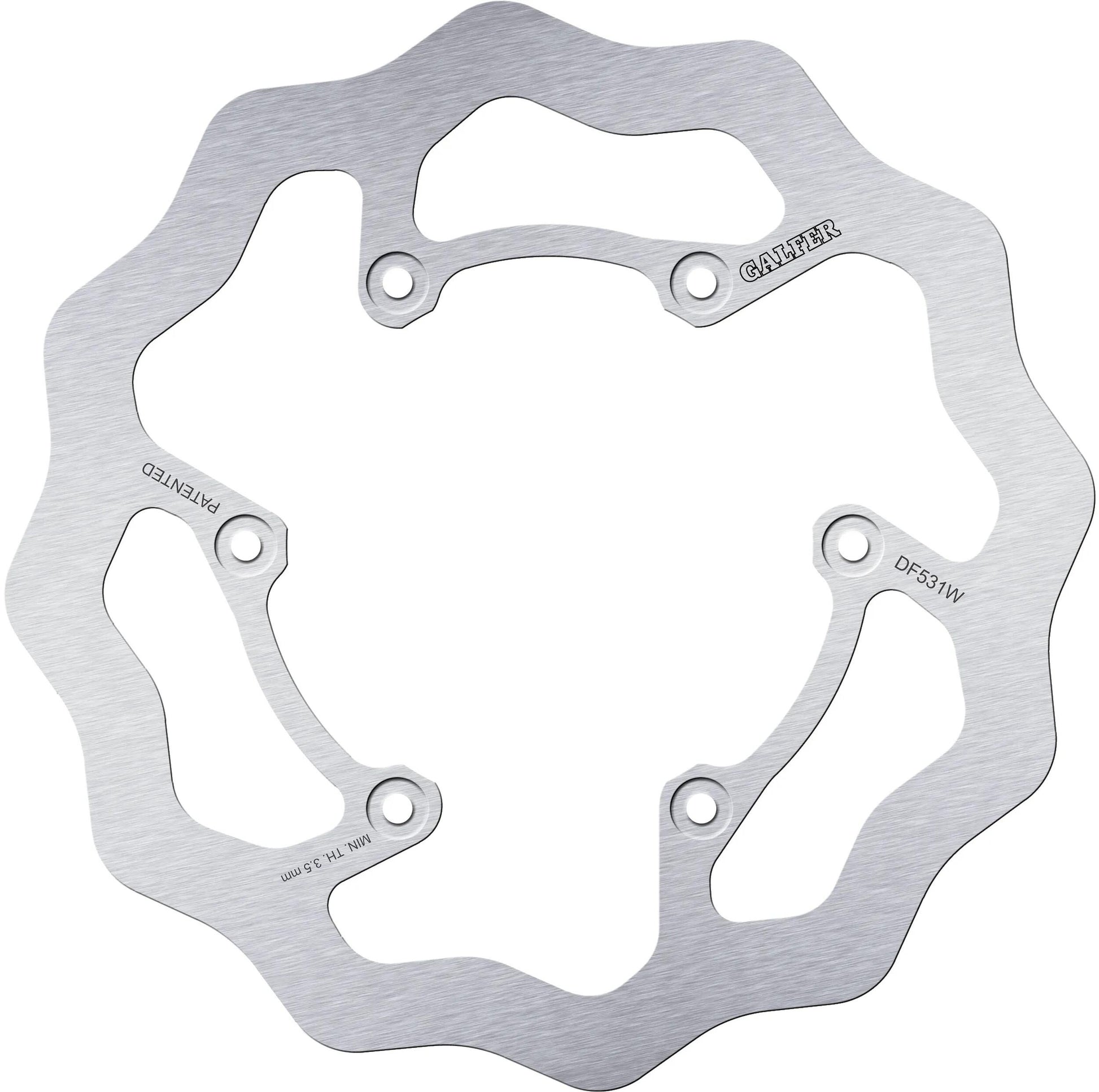 Galfer Golf Bremsscheibe DF531 Wave Rotor DF531 Typ W Offroad starr